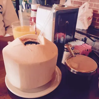 Fresh Cracked Coconut