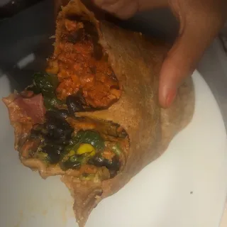 THE NEW FAMOUS VEGAN BREAKFAST BURRITO