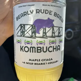 Love their assortment of locally brewed Kombucha!