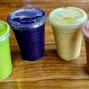 Fresh fruit &amp; veggie smoothies