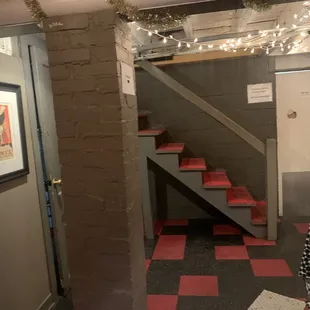 Steps to the bathroom