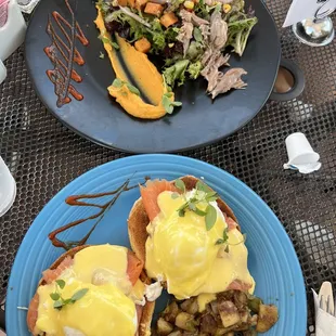 Eggs Ben Gurion Duck Confit Salas