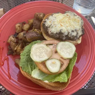 Grilled Half Pound Angus Cheeseburger