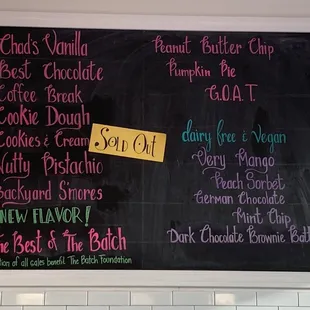 Today's choices . . .