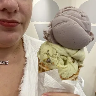 Classic with lavender &amp; pistachio Yum