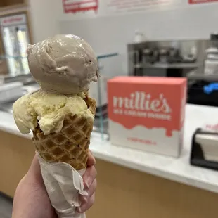 Double Scoop Waffle Cone