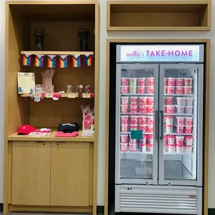 Pints and merchandise. Take Millie's home with you!