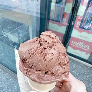 best chocolate cake cone