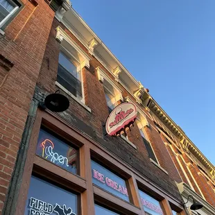 the outside of the building