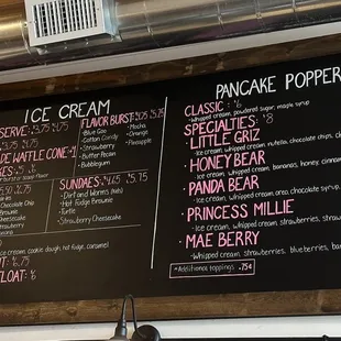 Millie&apos;s Menu
