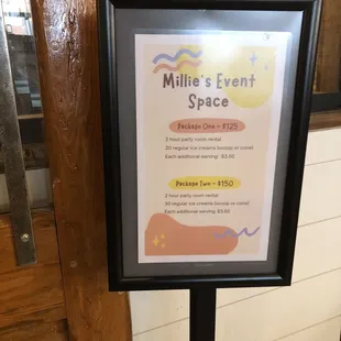 Event space for rent!