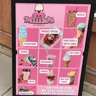 Some of the tasty treats offered