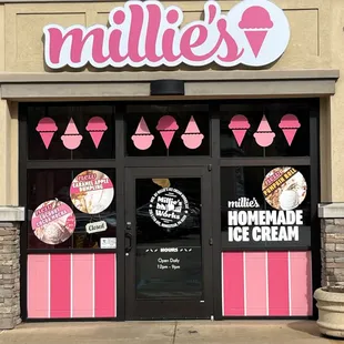 the front of the store