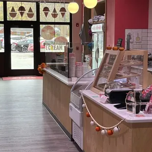 the inside of a store