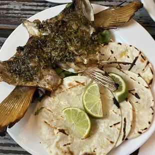 Fish collars, today was red snapper