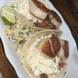 Scallop Tacos