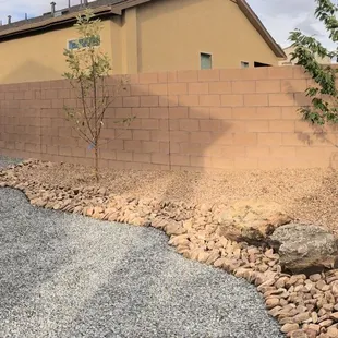 This was the cobble done the first time by Hilltop(notice the uniformity)