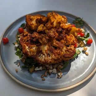 Harissa Roasted Cauliflower Salad