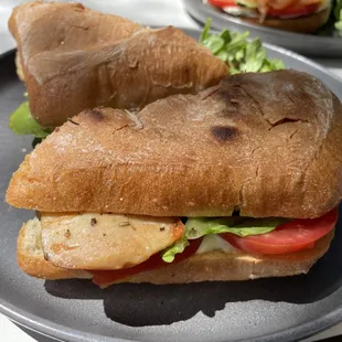 Poached Chicken Ciabatta
