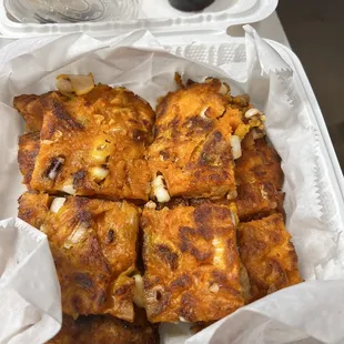 Kimchi Seafood Pancake