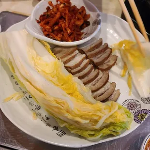 Steamed pork