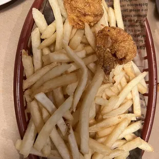 Kids meal fried shrimp