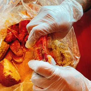 Live Lobster Combo