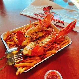 Grilled Cheese Whole Lobster