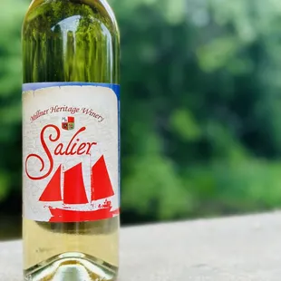 a bottle of wine