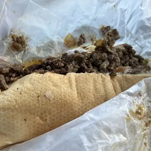 Steak hoagie