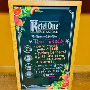 taco Tuesday specials