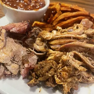 Millstone Combo (pulled pork and chicken)