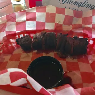 Bacon Wrapped Burnt Ends