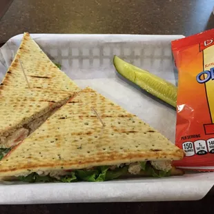 Chicken cashew sandwich