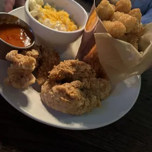 chicken wings and fried chicken, food