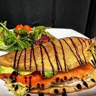 Nova (smoked salmon) Crape