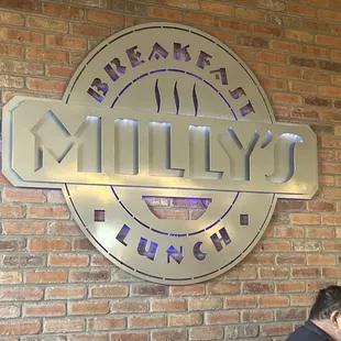Milly&apos;s sign