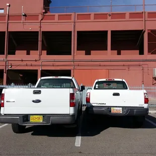 Watch out! People can't park.