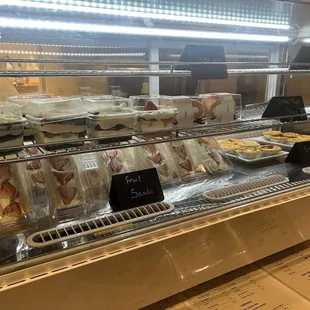 Pastry selection -hope to see this grow or have seasonal specialities as they grow