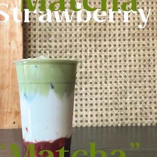 Matcha Strawberry Cake Mini