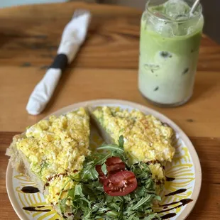 Avocado toast with egg