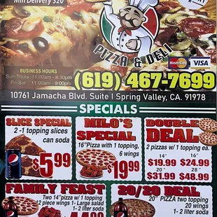 Special Deals!