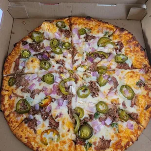 Birria pizza