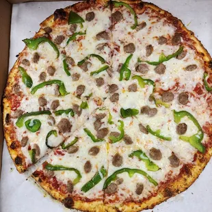 Sausage and Peppers 14 in