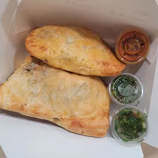 Beef and Mushroom & Quinoa Empanadas