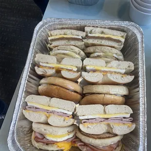Breakfast sandwiches