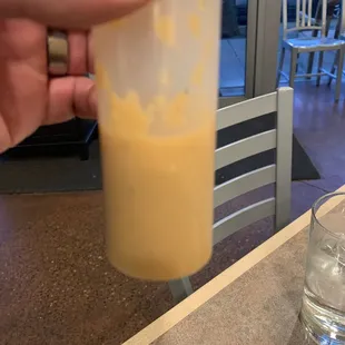 Hot sauce homemade his wife made it