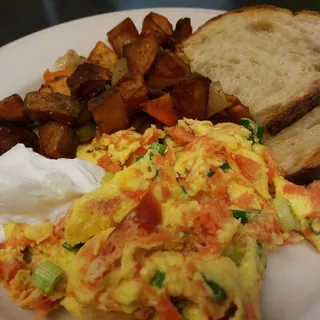 Salmon Omelette