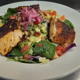 grilled seafood, food, fish, seafood, grilled fish