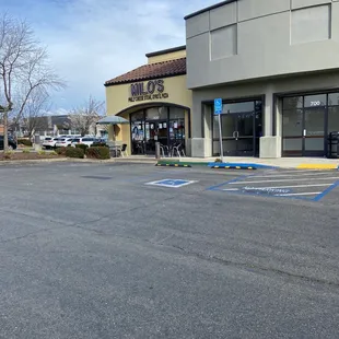 a parking lot